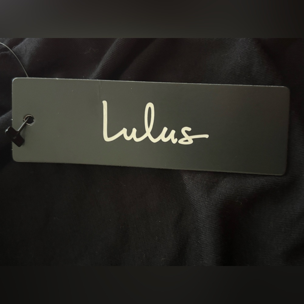 Lulu's Classic Black Turtleneck Dress - Picture 4 of 8